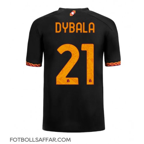 AS Roma Paulo Dybala #21 Tredjeställ 2023-24 Kortärmad